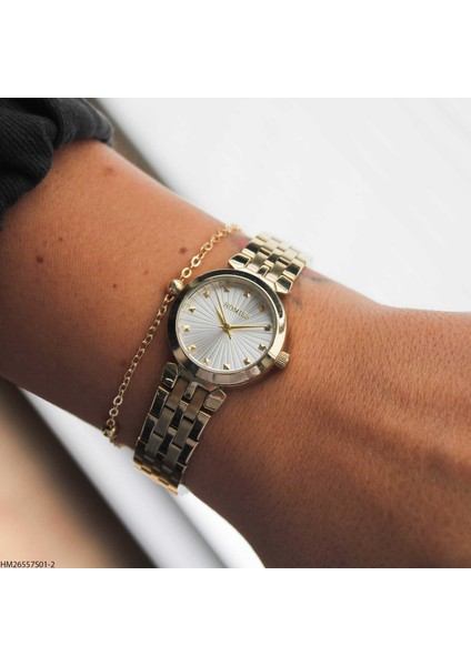 HM26557S01-2 Çelik Kordonlu Kadın Kol Saati fiyatları
