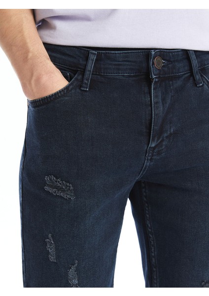 Yeni Sezon Skinny Fit Erkek Jean Şort modelleri