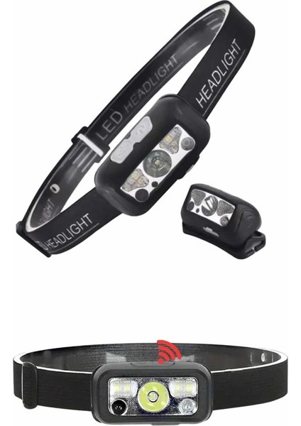 Depomix Ayarlanabilir Kafa Lambası Type-C Şarjlı Kompakt Kamp Lambası