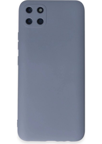 Realme C11 Kılıf Nano Içi Kadife Silikon - Gri
