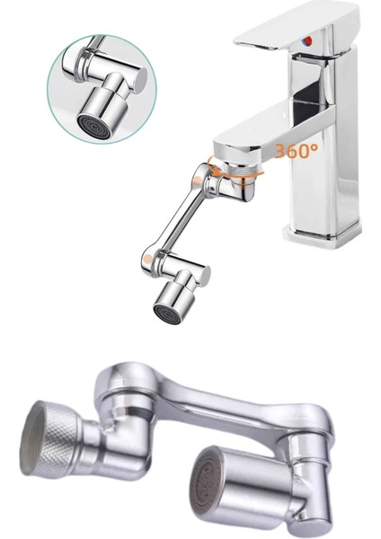 Msa-Shop Dönebilen Musluk Başlığı Akrobat Mutfak Banyo Musluk Ucu Başlığı Oynar Başlıklı fiyatları