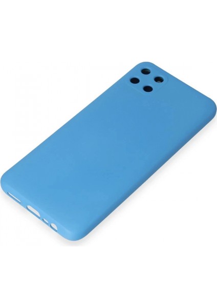 Realme C11 Kılıf Nano Içi Kadife Silikon - Mavi fırsatları