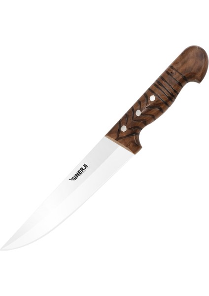 Wooden Saplı Kasap Bıçağı 18,5 cm