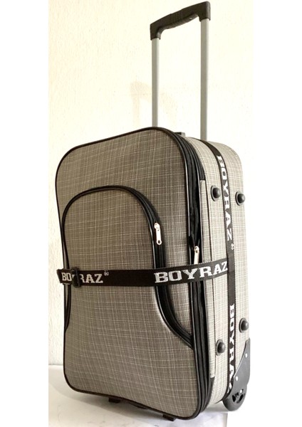 2 Tekerli Önden Kemerli ve Körüklü Orta Boy Valiz 65 cm