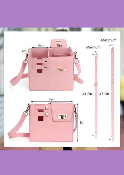 Deri Su Şişesi ve Termos Kahve Bardağı Çantası Su Bardağı Tutucu Çok Amaçlı Taşıma Çantası