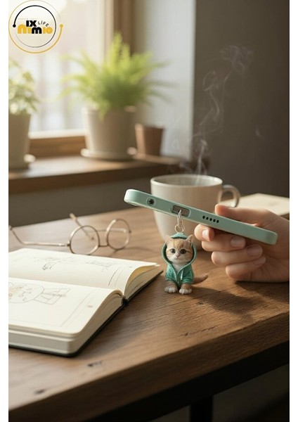 Iphone Sevimli Kedi Desenli Toz Koruma Tıpası - Iphone Uyumlu Silikon Port Kapağı fiyatları