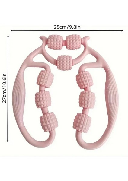 9 Tekerlekli Ayarlanabilir Kas Gevşetici Masaj Aleti Lenf Drenaj Rulosu Bacak Kol Selülit fiyatları