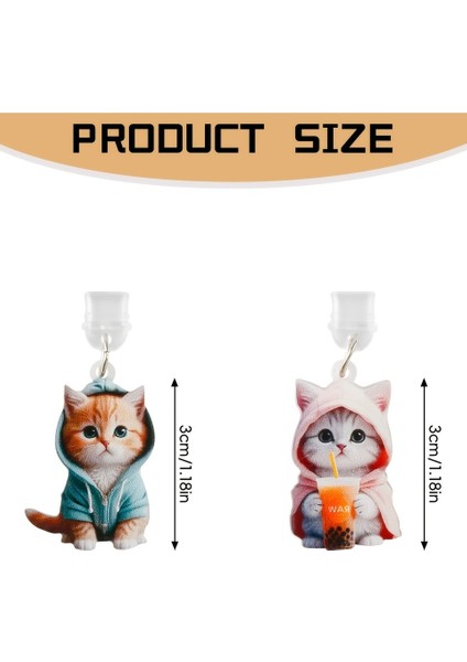 Iphone Sevimli Kedi Desenli Toz Koruma Tıpası - Iphone Uyumlu Silikon Port Kapağı indirimleri