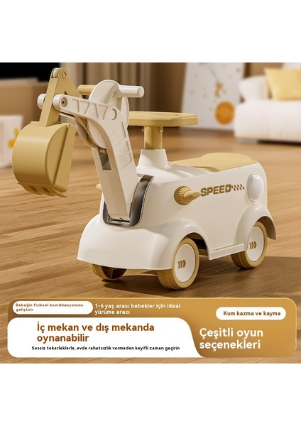 Çocuk Ekskavatör Slayt Denge Arabası (Yurt Dışından) modelleri