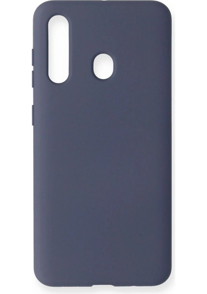 Samsung Galaxy M40 Kılıf Nano Içi Kadife Silikon - Gri