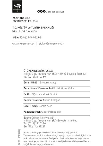 Kızıl Havaları Seyret Ki Akşam Olmakta - Taner Ay - Ötüken Neşriyat fırsatları