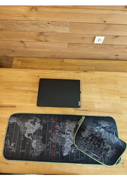 70X30 cm Fosforlu Dikişli Siyah Dünya Kaydırmaz Taban Speed Yüzey Oyuncu Mouse Pad indirimleri
