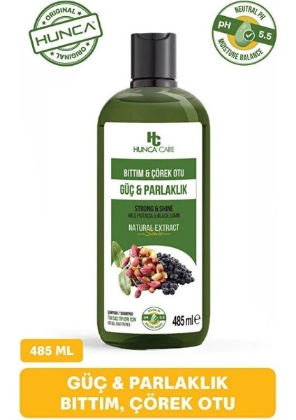 Bıttım ve Çörek Otlu Bitkisel Şampuan Saç Beslemeye Yardımcı 485 ml