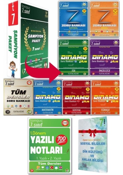 7. Sınıf Şampiyon Paketi - 1. Dönem Yazılı Notları