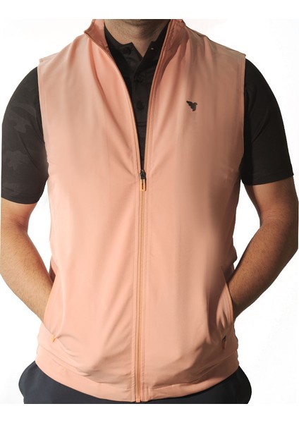Golf Stretch Wind Yelek JA2022090 Peach fiyatları