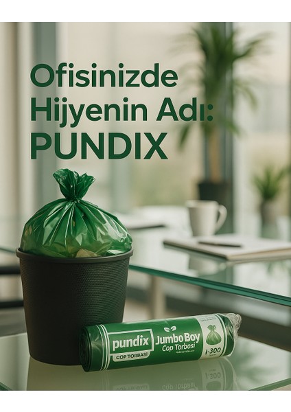 Pundıx J300 Çöp Poşeti 80X110 cm Siyah Kalın 10’lu Rulo (1 Koli – 20 Rulo) fırsatları