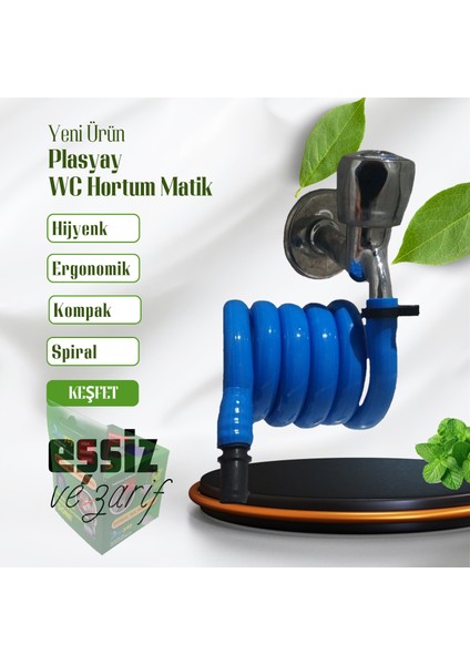 Spiral Wc Hortum Matik 97-100 Cm Mavi