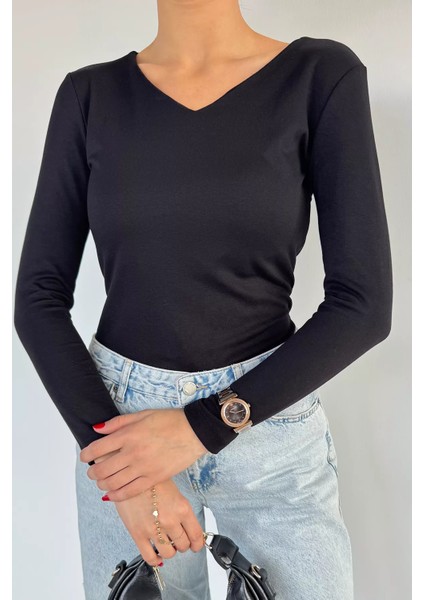 V Yaka Basıc Bluz P-00018594 modelleri