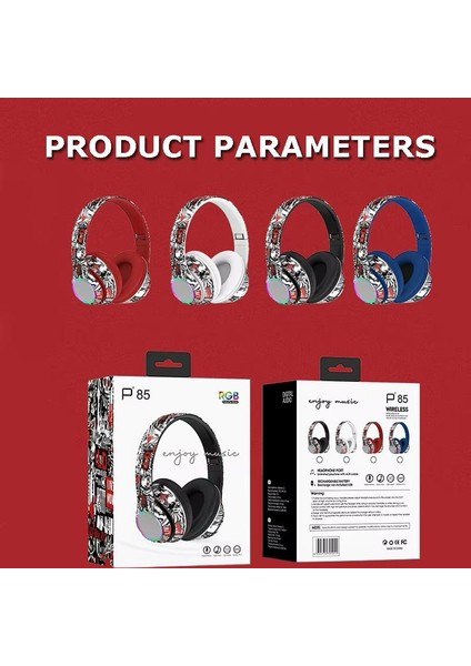 Katlanabilir Ağır Bas Destekli P85 Bloody Kablosuz Bluetooth Kulaklık