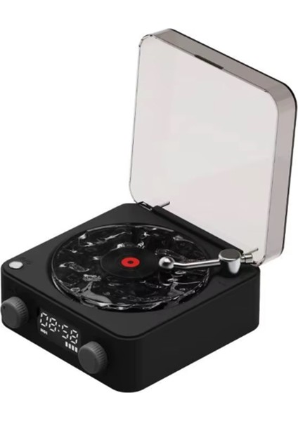 Mini Pikap Görünümlü Nostaljik Bluetooth Hoparlör - Gece Lambası Bt-Sd-Aux + Dalga Sesi Modu Siyah fiyatları