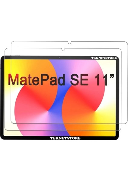 Huawei Matepad Se 11'' Inç 2024 Uyumlu Kalem Bölmeli Standlı Kılıf + Ekran Koruyucu + Kalem 3'lü Set modelleri