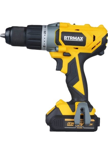1820 20V 2AH Çift Akülü Darbeli Matkap