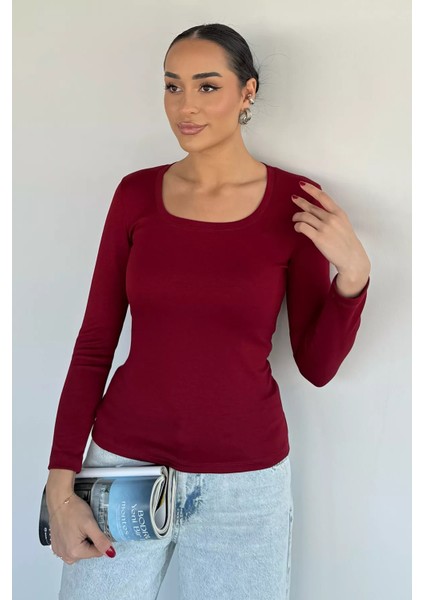 U Yaka Basıc Bluz P-00018598 fiyatları