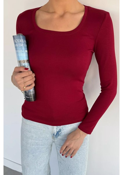 U Yaka Basıc Bluz P-00018598 modelleri