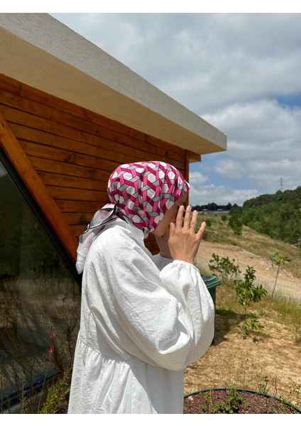 Sargı Desenli Eşarp Pembe fiyatları