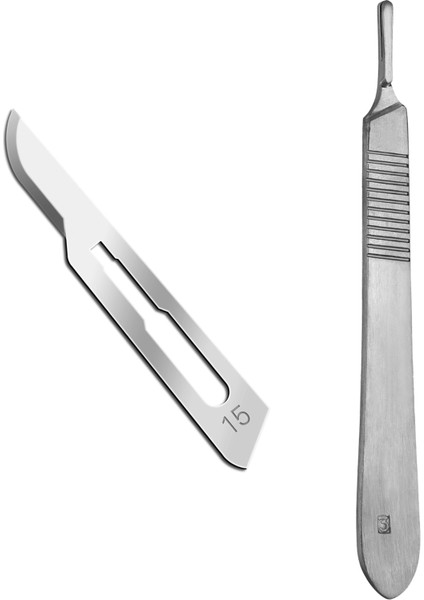 Bistürii Ucu No:15 / Steril Bıçağı Paslanmaz - 100 Adet/Paket fiyatları