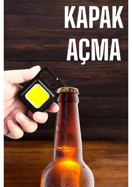 Msa-Shop Anahtarlık Çok Amaçlı Mıknatıslı Taşınabilir Işık LED Şarjlı indirimleri