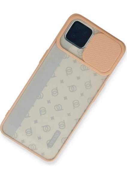 Oppo Reno 4 Lite Kılıf Palm Buzlu Kamera Sürgülü Silikon - Pembe modelleri