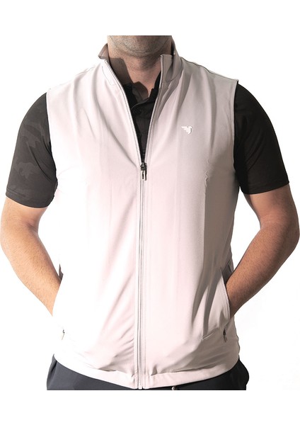 Golf Stretch Wind Yelek JA2022091 Açık Gri