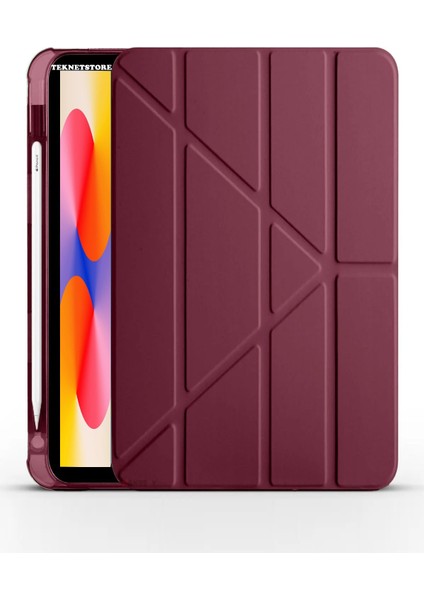 Huawei Matepad Se 11'' Inç 2024 Kılıf Kalem Bölmeli Standlı Kapaklı Uyku Modlu Akıllı Kılıf