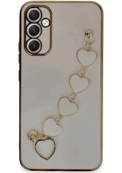 Samsung Galaxy A34 5g Kılıf Esila Silikon - Pudra