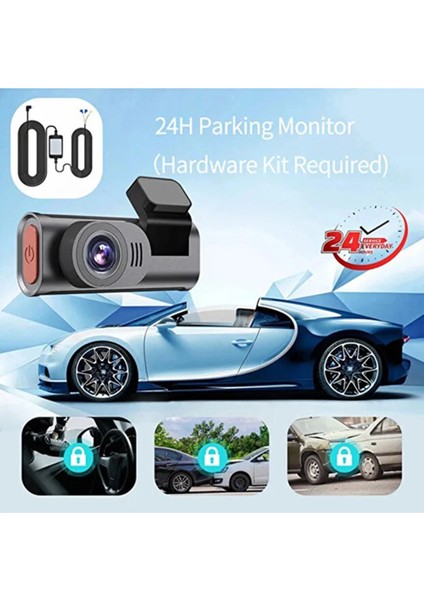 4K Wifi Çift Kameralı Araç Kamerası Gece Görüşlü G-Sensörlü Dash Cam 170 Derece fiyatları