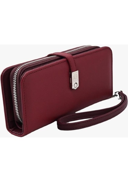56-4040 Bordo Kadın Cüzdan