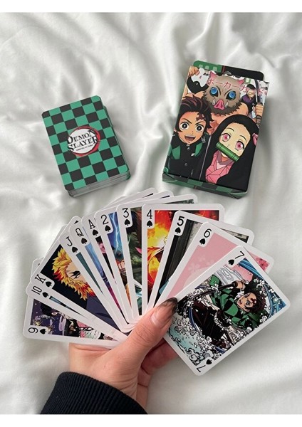 Iskambil Poker Kartı Anime Demon Slayer Figürlü fiyatları