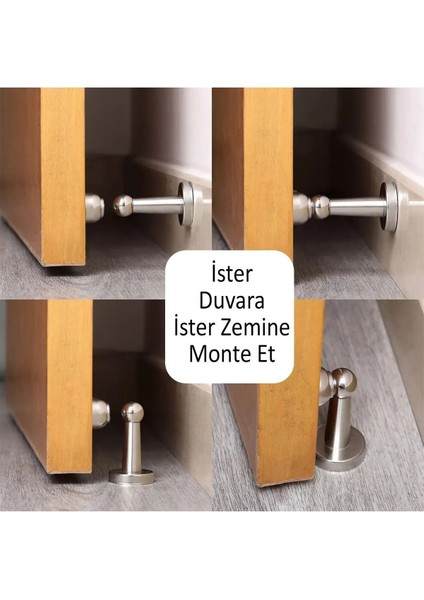 Mobilya Kapı Arkası Vidalı Metal Stoperi Tamponu Krom Tutucu Tutacağı Durdurucusu Stopu Mft. fırsatları