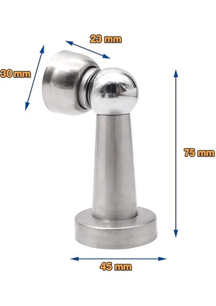 Mobilya Kapı Arkası Vidalı Metal Stoperi Tamponu Krom Tutucu Tutacağı Durdurucusu Stopu Mft. indirimleri