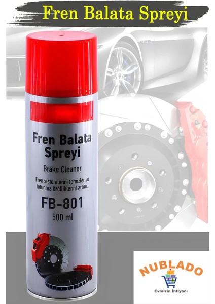 Fren Balata Temizleme Spreyi Yağ Temizleyici 500 ml Mft. fiyatları