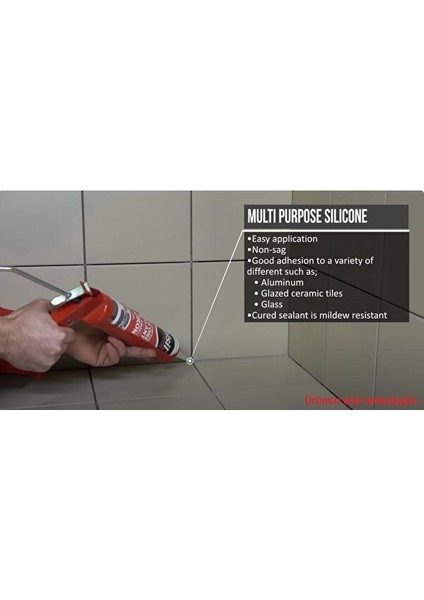 Genel Amaçlı Beyaz Silikon 280 Gr. - 25 Adet modelleri