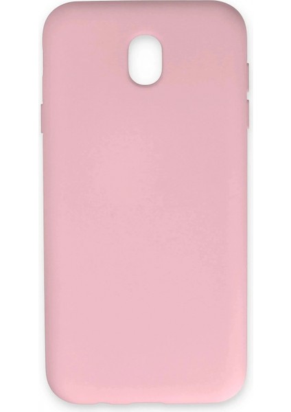 Samsung Galaxy J7 Pro / J730 Kılıf Nano Içi Kadife Silikon - Pudra