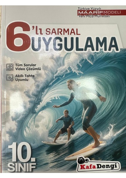 Kafa Dengi 10. Sınıf 6 Lı Sarmal Uygulama Kitabı