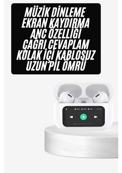 Msa-Shop Dokunmatik Ekranlı Anc/enc Yeni Nesil Pro Bluetooth Kulaklık Dokunmatik Ekran fiyatları