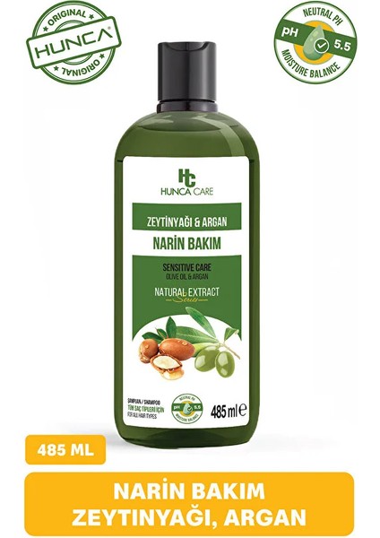 Argan ve Zeytinyağlı Şampuan Dökülme Karşıtı Besleyici ve Onarıcı 485 ml