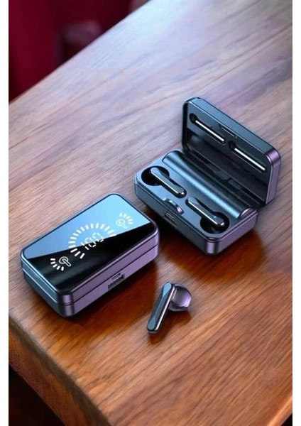 Msa-Shop Aynalı Bluetooth Kulaklık Telefon Standlı Dijital Göstergeli