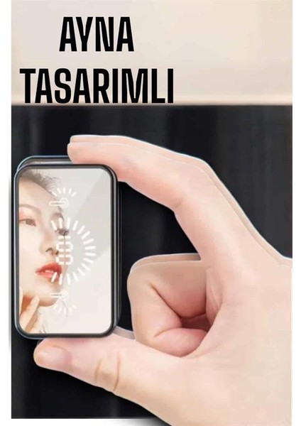 Msa-Shop Aynalı Bluetooth Kulaklık Telefon Standlı Dijital Göstergeli fırsatları