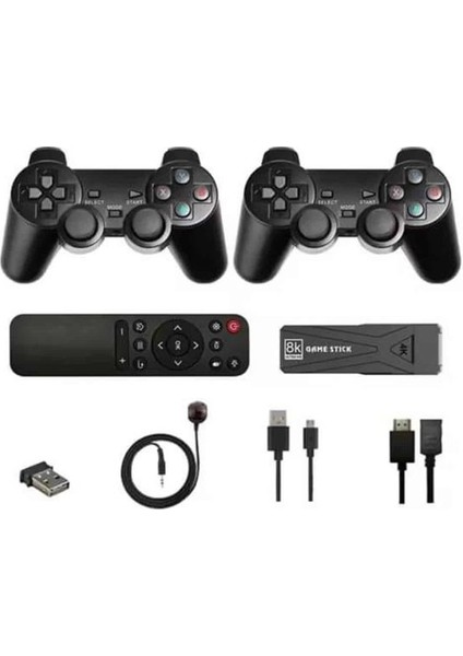 Msa-Shop Game Stick Çift Oyun Konsolu Smart Tv Game Box 8k Ultra Hd 64 GB indirimleri