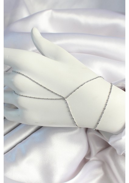 Pirinç Gümüş Renk Zincirli Şahmeran